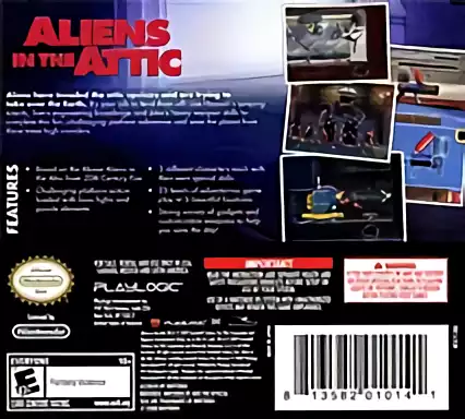 Image n° 2 - boxback : Aliens in the Attic
